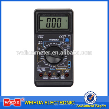 Multímetro digital M890G com teste de temperatura de frequência